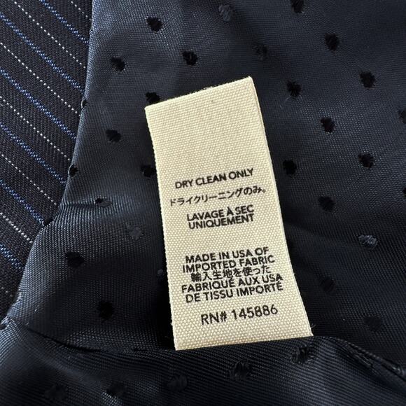 THE GREAT. The Swing Blazer in Navy Stripe 0|XS - Picture 10 of 13